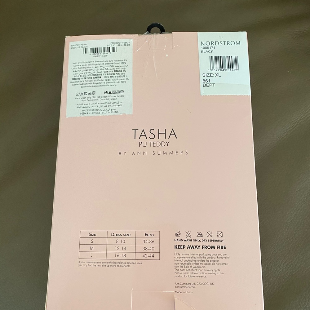 NEW Ann Summers Lingerie Tasha Teddy - Picture 7 of 12